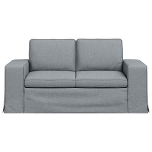 Hellgraues Stoffsofa 162 cm
