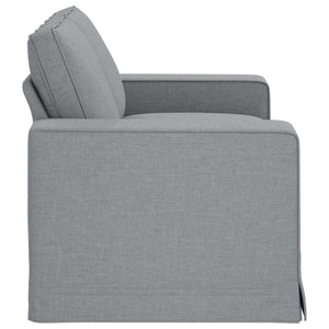 Hellgraues Stoffsofa 162 cm