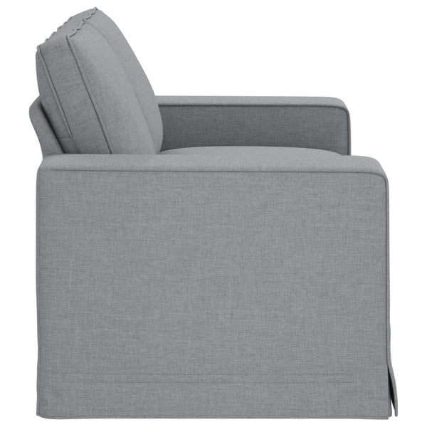 Hellgraues Stoffsofa 162 cm