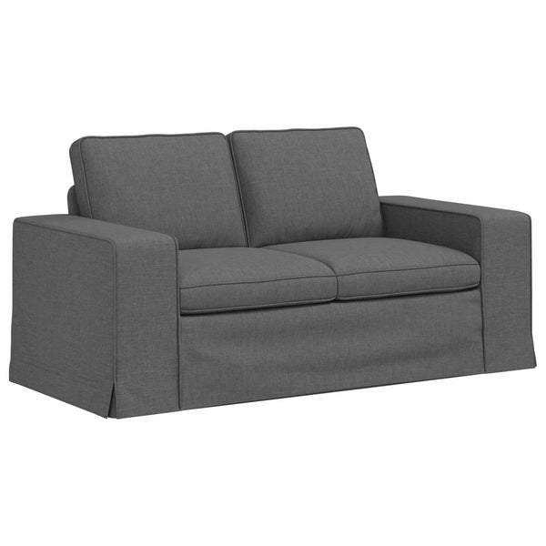 Dunkelgraues Stoffsofa 162 cm