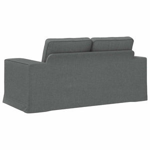 Dunkelgraues Stoffsofa 162 cm