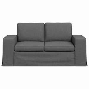 Dunkelgraues Stoffsofa 162 cm