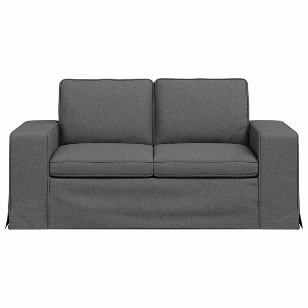 Dunkelgraues Stoffsofa 162 cm