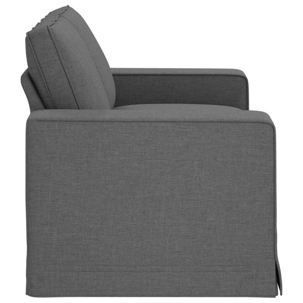 Dunkelgraues Stoffsofa 162 cm