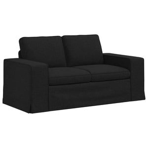 vidaXL Canapé noir 162 x 80 x 82 cm Tissu