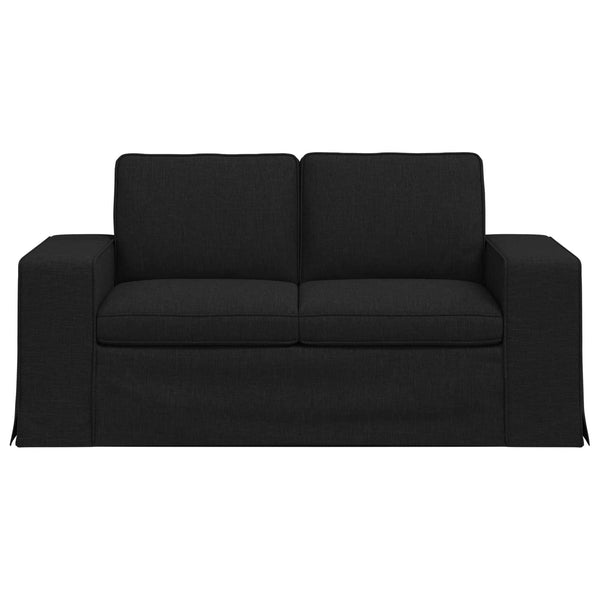 vidaXL Canapé noir 162 x 80 x 82 cm Tissu