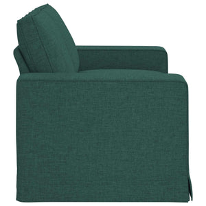 vidaXL Canapé vert foncé 162 x 80 x 82 cm Tissu