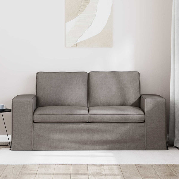 Taupe Stoff Sofa, 162 cm