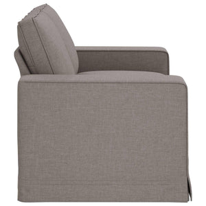 Taupe Stoff Sofa, 162 cm