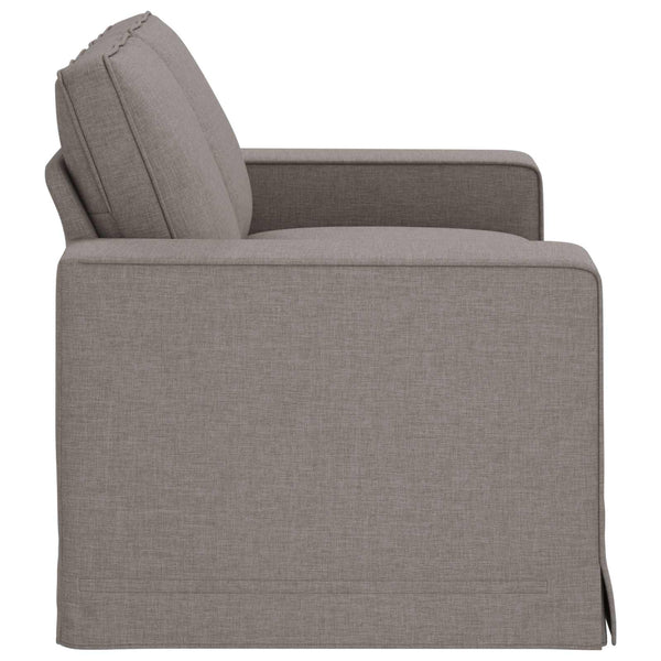 Taupe Stoff Sofa, 162 cm