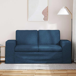 Blaues Stoffsofa 162 cm