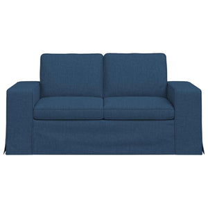 Blaues Stoffsofa 162 cm