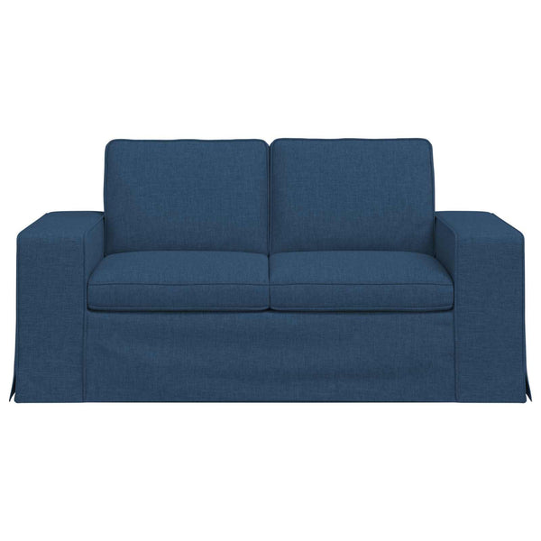 Blaues Stoffsofa 162 cm