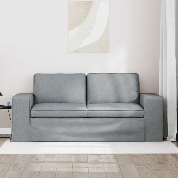 Hellgraues Stoffsofa 182 cm