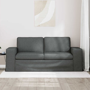 vidaXL Canapé gris foncé 182 x 80 x 82 cm Tissu