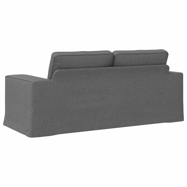 vidaXL Canapé gris foncé 182 x 80 x 82 cm Tissu