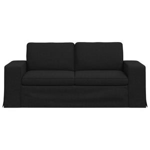 Schwarzes Stoffsofa 182 cm