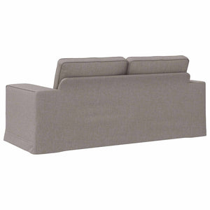 vidaXL Canapé taupe 182 x 80 x 82 cm Tissu