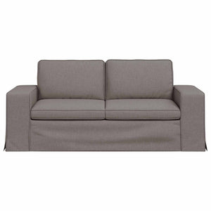 vidaXL Canapé taupe 182 x 80 x 82 cm Tissu