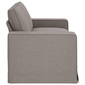 vidaXL Canapé taupe 182 x 80 x 82 cm Tissu