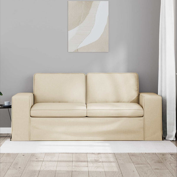 Creme Sofa Stoff 182 cm