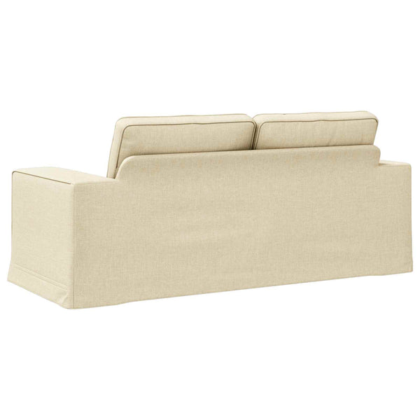 Creme Sofa Stoff 182 cm