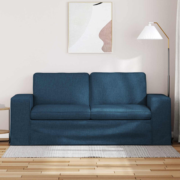 Blaues Stoffsofa 182 cm