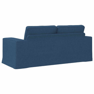 Blaues Stoffsofa 182 cm