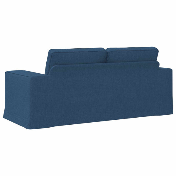Blaues Stoffsofa 182 cm