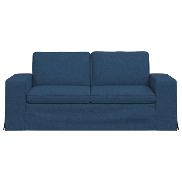 Blaues Stoffsofa 182 cm