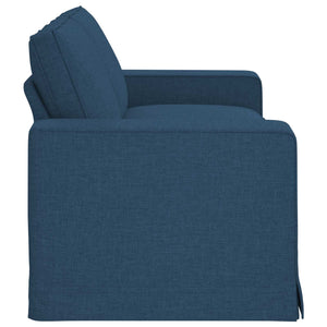 Blaues Stoffsofa 182 cm