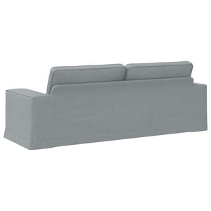 Hellgraues Stoffsofa 222 cm