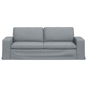 Hellgraues Stoffsofa 222 cm