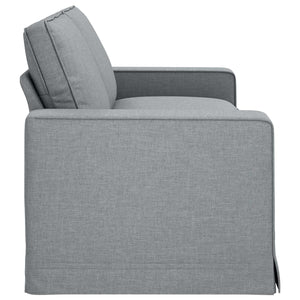Hellgraues Stoffsofa 222 cm
