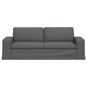 Dunkelgraues Stoffsofa 222 cm