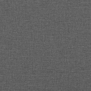 Dunkelgraues Stoffsofa 222 cm