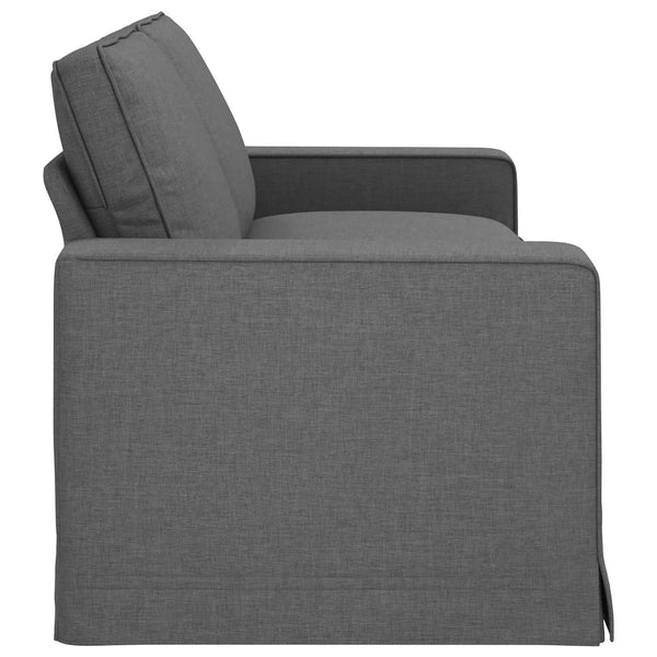 Dunkelgraues Stoffsofa 222 cm