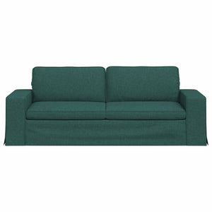 vidaXL Canapé vert foncé 222 x 80 x 82 cm Tissu