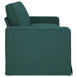 vidaXL Canapé vert foncé 222 x 80 x 82 cm Tissu