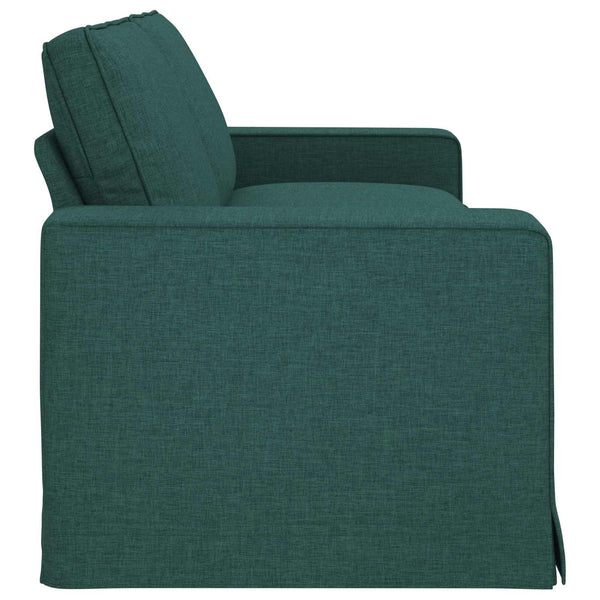 vidaXL Canapé vert foncé 222 x 80 x 82 cm Tissu