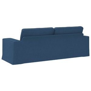 Blaues Stoff Sofa 222 cm