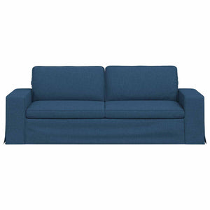 Blaues Stoff Sofa 222 cm