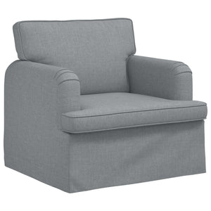 vidaXL Canapé Gris clair 84 x 80 x 85 cm Tissu