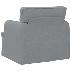 vidaXL Canapé Gris clair 84 x 80 x 85 cm Tissu