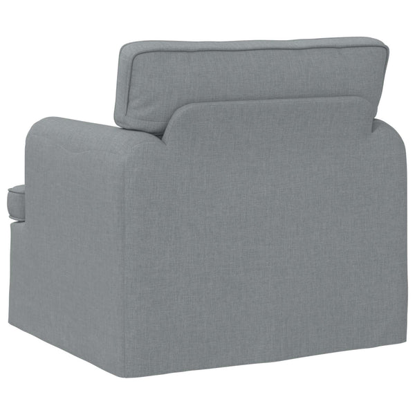 vidaXL Canapé Gris clair 84 x 80 x 85 cm Tissu