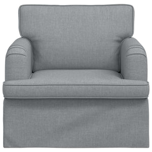 vidaXL Canapé Gris clair 84 x 80 x 85 cm Tissu