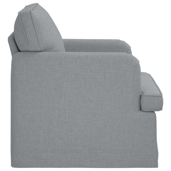 vidaXL Canapé Gris clair 84 x 80 x 85 cm Tissu