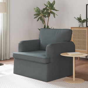 Dunkelgraues Stoffsofa 84x80x85 cm