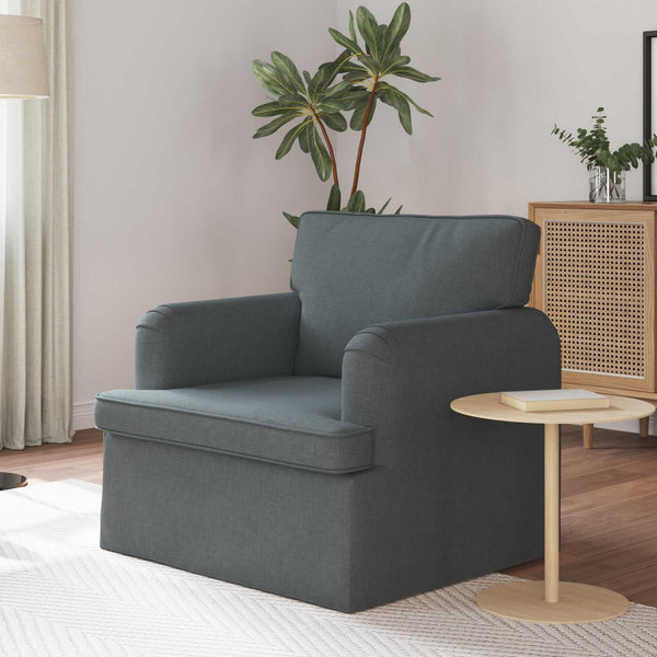 Dunkelgraues Stoffsofa 84x80x85 cm