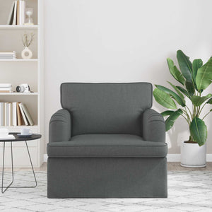 Dunkelgraues Stoffsofa 84x80x85 cm